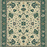 Ultra Soft Area Rug, Non Slip, Stain Resistant, Washable Area Rugs for Living Room, Bedroom, Vintage Floral Hallway Area Beige/Green(Beige)