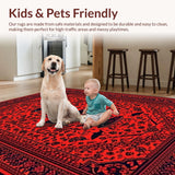 Contemporary Whale Graphic Motif(Red)