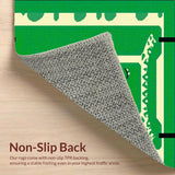 Lively Nature Inspired Bath Mat(Green)