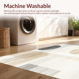 Abstract Linear Bands and Earthy Neutrals Design(Beige)