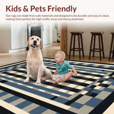 Elegant Modernist Black and White(Blue)