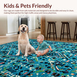 Sophisticated Ogee Artful Composition(Blue)