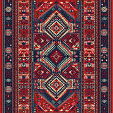 Dynamic Nature Inspired Textile Art(Red)