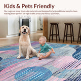 Bold Dynamic Multi Hued Composition(Blue)