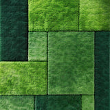 Nature Inspired Floral Shag Style(Green)