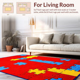 Engaging Multicolored Play Mat Style(Red)