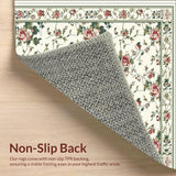 Floral Rose Runner(Ivory)