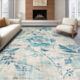 Contemporary Subtle Floral Accents(Beige)