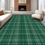 Rustic Green Tartan Elegance(Green)