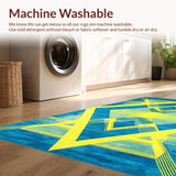 Elegant Modern Symmetrical Design(Blue)