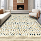 Ultra Soft Area Rug, Non Slip, Stain Resistant, Washable Area Rugs for Living Room, Bedroom, Stylish Neutral Animal Illustrations(Beige)