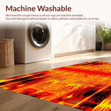 Dynamic Geometric Lava Illusion(Red)