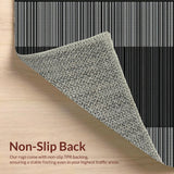 Vibrant Coastal Striped Harmony(Black)