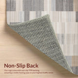 Elegant Color Block Geometric Arrangement(Beige)