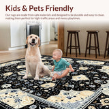 Whimsical Modern Floral Theme Design(Black)