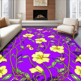 Ultra Soft Area Rug, Non Slip, Stain Resistant, Washable Area Rugs for Living Room, Bedroom, Festive Carnival Themed Elegance(Purple)