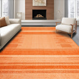 Ultra Soft Area Rug, Non Slip, Stain Resistant, Washable Area Rugs for Living Room, Bedroom, Warm Earthy Terracotta Shag(Orange)