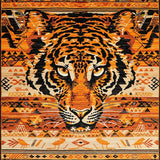 Ultra Soft Area Rug, Non Slip, Stain Resistant, Washable Area Rugs for Living Room, Bedroom, Rustic Warm Earthy Palette(Orange)