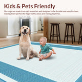 Minimalist Aqua Accented Design(White)