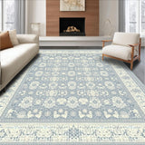 Sophisticated Ivory and Gray Trellis(Gray)