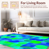 Engaging Oval Graphic Arrangement(Blue)