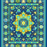 Rustic Colorful Textured Layers(Blue)