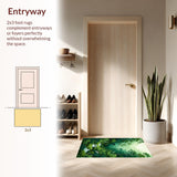 Elegant Abstract Forest Green(Green)