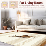 Luxurious Warm Tones Wildlife Design(Beige)