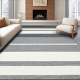 Modern Denim Striped Event Mat(Gray)