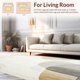 Luxurious Low Profile Neutral with Sophisticated Abstract Art(Beige)