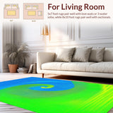 Distinctive Psychedelic Color Play(Blue)