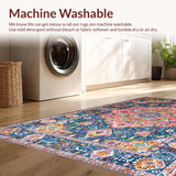 Colorful Retro Floral(Blue)