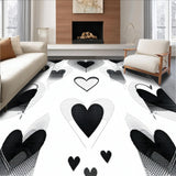 Elegant Black Heart Silhouette(Black)