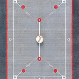 Cheerful Round with Athletic Motif(Gray)