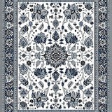 Stylish Earth Tone Medallion(White)