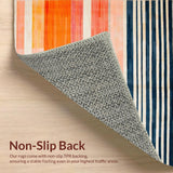 Funky Colorful Striped Aesthetic(Blue)