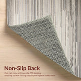 Ultra Soft Area Rug, Non Slip, Stain Resistant, Washable Area Rugs for Living Room, Bedroom, Modern Cozy Earthy Aesthetic(Gray)
