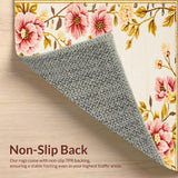 Chic Pastel Botanical Motifs(Ivory)