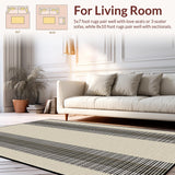 Cozy Farmhouse Stripe Ensemble(Beige)