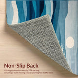 Dynamic Seafoam Curvilinear Arrangement(Blue)