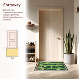 Lively Southwest Inspired Decorative Touch(Green)