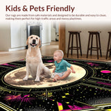 Bold Moonbeam Colorful Composition(Black)