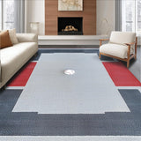 Contemporary Baseball Print in Bold Hues(Gray)