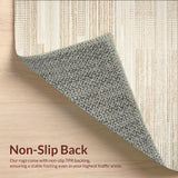 Natural Cork Weave Area Cream Tones and Subtle Texture(Beige)