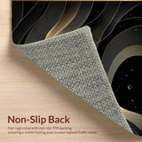 Luxurious Minimalist Textured Swirls(Black)