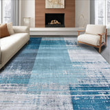 Chic Modern Swirling Visual Elements(Blue)