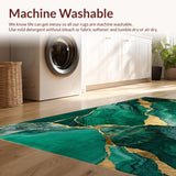 Elegant Jewel Toned Abstract Composition(Green)