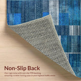 Artistic Blue Tiled Design Element(Blue)