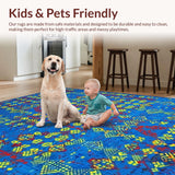 Lively Abstract Multihued Design(Blue)