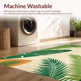 Lively Orange and Green Vibes(Beige)